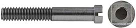 Flash Guard Screw & Nut
for J. Kibler's Colonial, Woodsrunner, Fowler flintlocks,
8-32 thread, inside mounting screw with square nut.